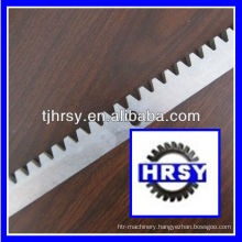 Straight tooth gear rack for sliding gate